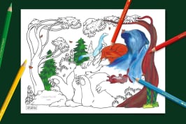 Christmas colouring